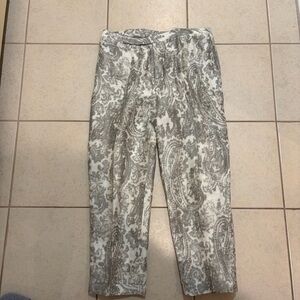 Ellen Tracy Patterned Slack Pants